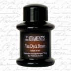 Van Dyck Brown Fountain Pen Bottled Ink by De Atramentis® Van Dyck Brown Fountain Pen Bottled Ink by De Atramentis®
