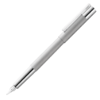 Scala Brushed Stainless Steel Fountain Pen Series by Lamy® Scala Brushed Stainless Steel Fountain Pen Series by Lamy®