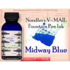 V-Mail Midway Blue Fountain Pen Bottled Ink 3 oz from Noodler's Ink® V-Mail Midway Blue Fountain Pen Bottled Ink 3 oz from Noodler's Ink®