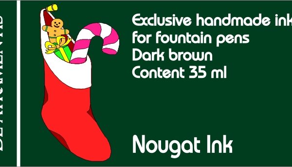 Nougat/Dark Brown Premium Bottled Ink [Christmas Series] by De Atramentis®