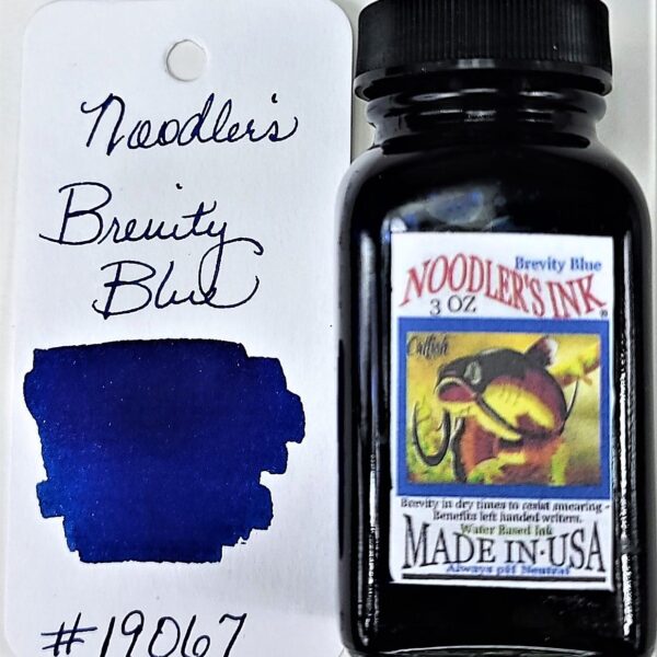 Brevity Blue Fast Dry Ink by Noodler's Ink®..3 oz [pka "Bernanke Blue"]