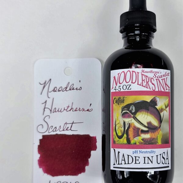 Hawthorn's Red 4.5 oz Bottled Ink with free eyedropper FP by Noodler's Ink® [pka "Nikita Red"