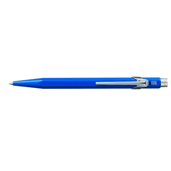 Classic "849" Metal Sapphire Blue Ballpoint Pen by Caran d'Ache®