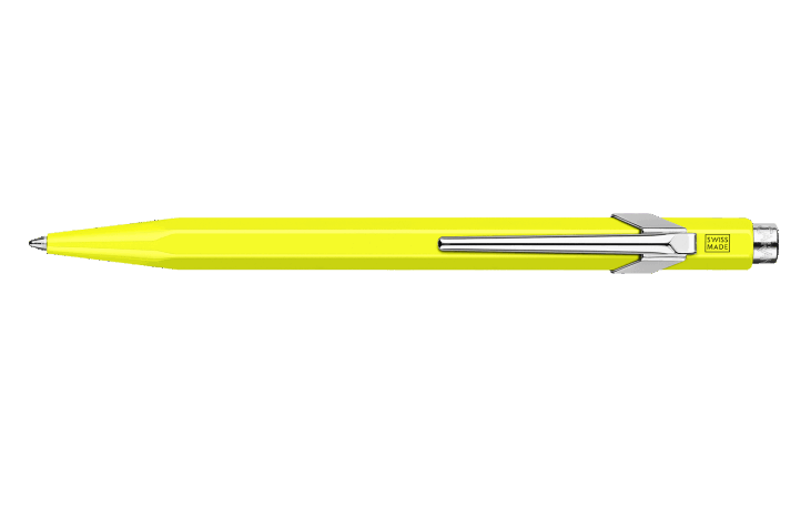 Classic "849" Fluo Yellow Ballpoint Pen by Caran d'Ache®