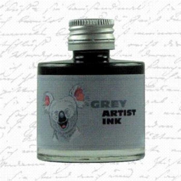 Artist Grey Ink from De Atramentis® 50 ml glass bottle