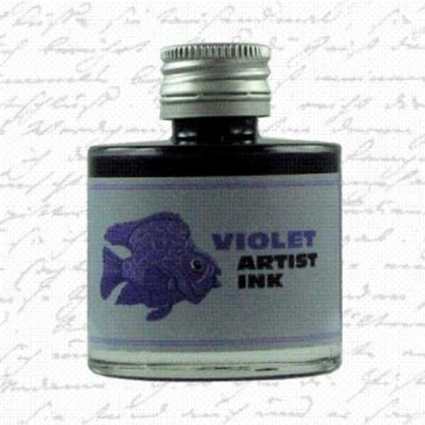 Artist Violet Ink from De Atramentis® 50 ml glass bottle