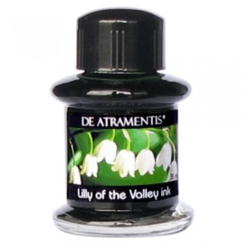 Lilly of the Valley Flower Scented/Green Premium Bottled Ink by De Atramentis® 45 ml glass bottle