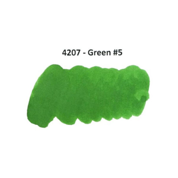 Green #5 Handmade Fountain Pen Ink from KWZ Ink