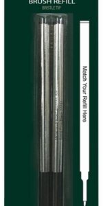 MonteVerde® Brush refill fits-most Capped Rollerball Pens with PermaSeal® 2 pack blister card [closeout sale]