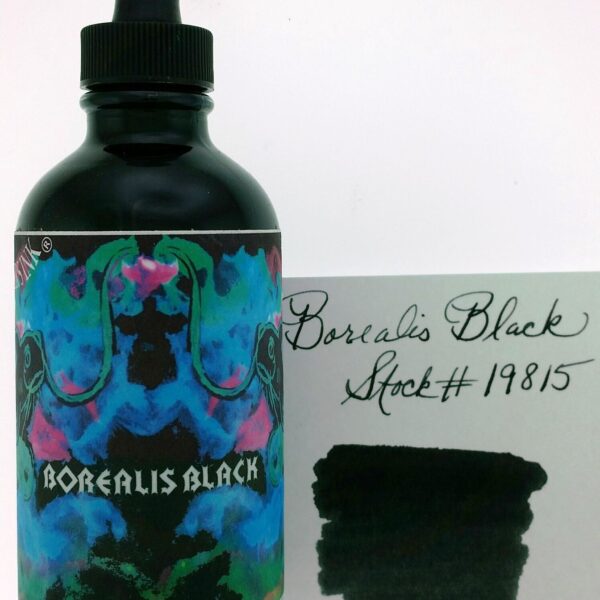 Borealis Black 4.5 oz bottled from Noodler's Ink®....free eyedropper FP