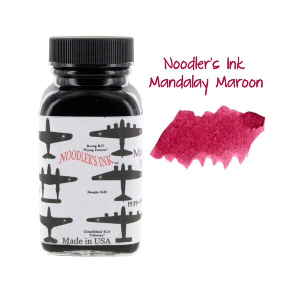 V-Mail Mandalay Maroon Fountain Pen Bottled Ink 3 oz from Noodler's Ink®