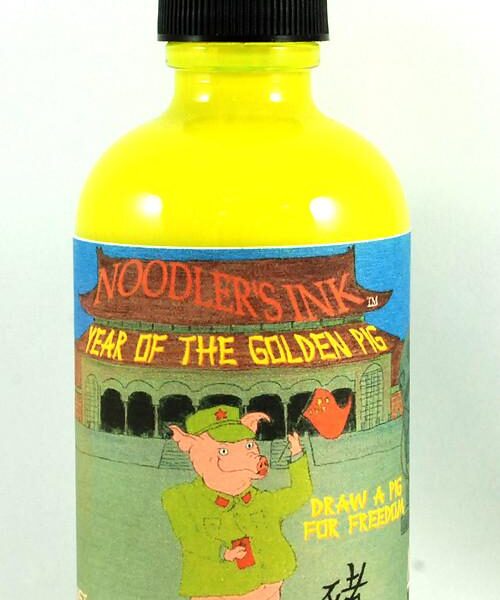 The Year of the Golden Pig Highlighter Bottled Ink 4.5 oz from Noodler's Ink®