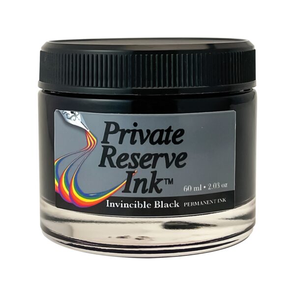Invincible Black Bottled Ink by Private Reserve Ink®