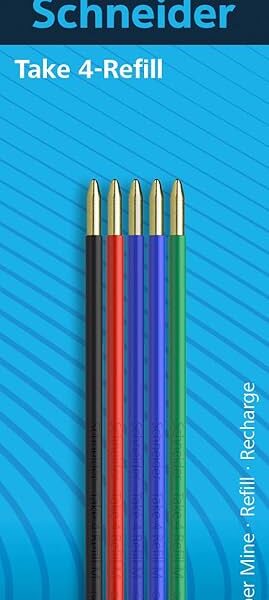 Take 4 Refill Assorted Pack [medium width] by Schneider