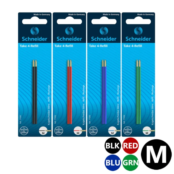 Take 4 Refill Two pack [medium line] by Schneider®