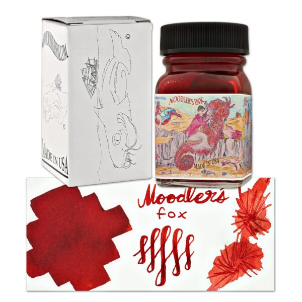 Eternal Fox Red 1 oz bottled ink by Noodler's Ink® [Eternal series]