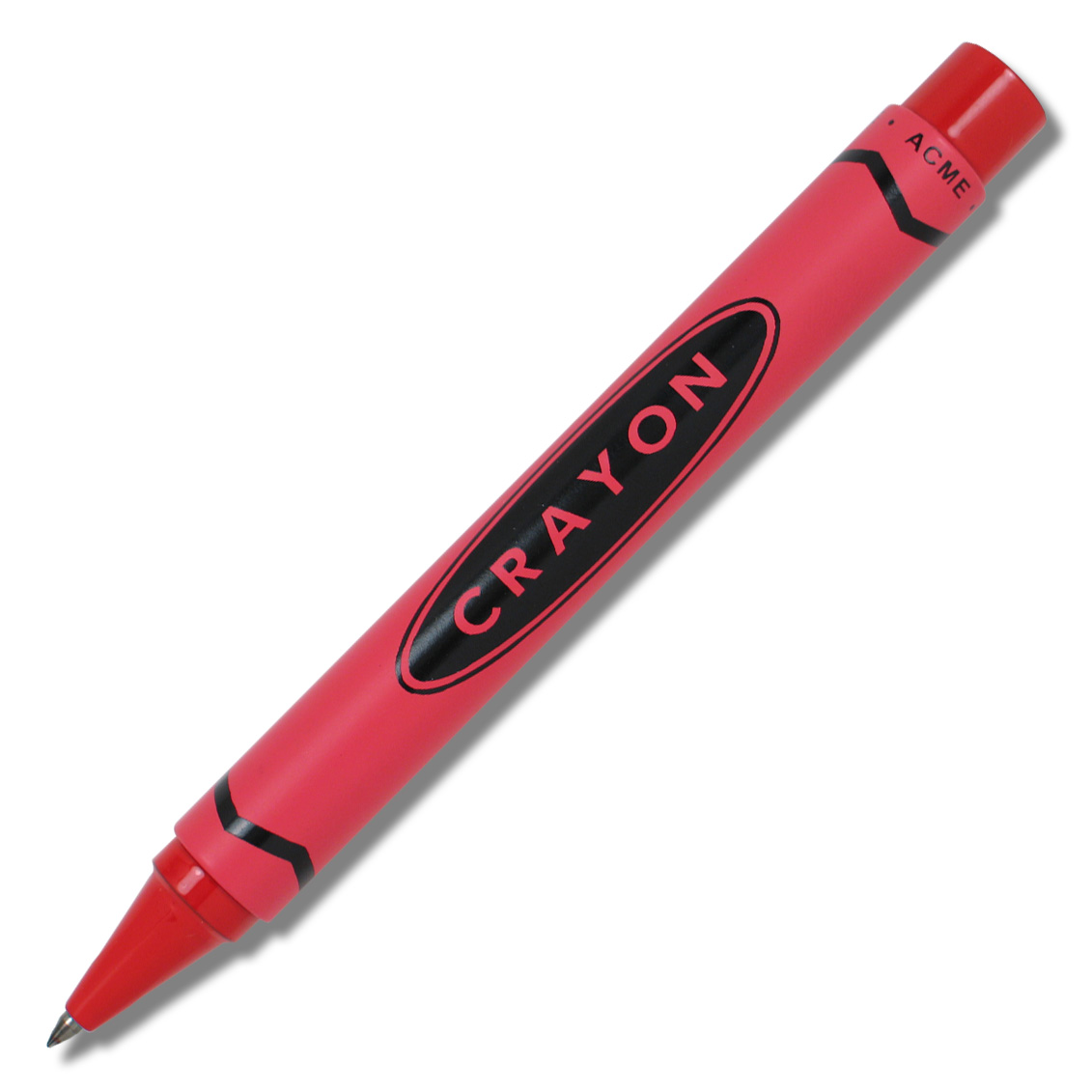Acme Studio® "Crayon" Red Retractable Roller Ball Pens design by Adrian Olabuenaga