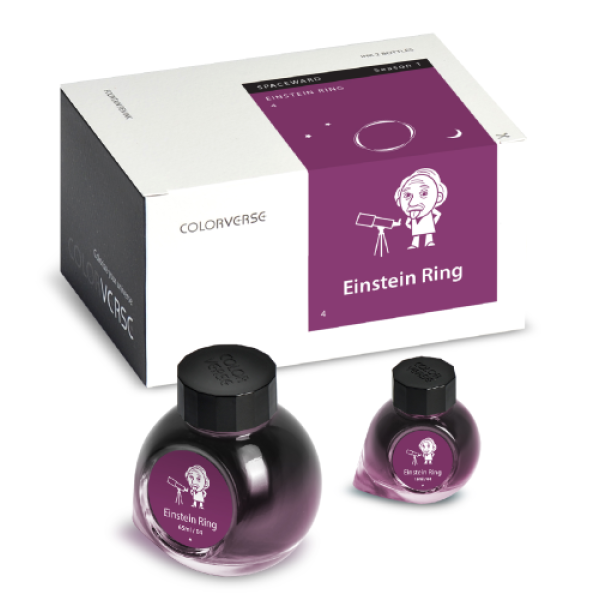 Einstein Ring Fountain Pen Ink set- 65 ml +15 ml by Colorverse