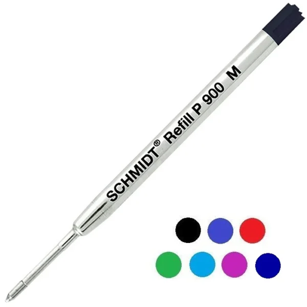 P900 Parker® Style Ballpoint Ink Refills made by Private Reserve Ink®/Schmidt® OEM.-TWO PACK-MEDIUM LINE