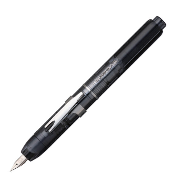 Platinum® Curidas Graphite Smoke Retractable Fountain Pen-Medium Nib