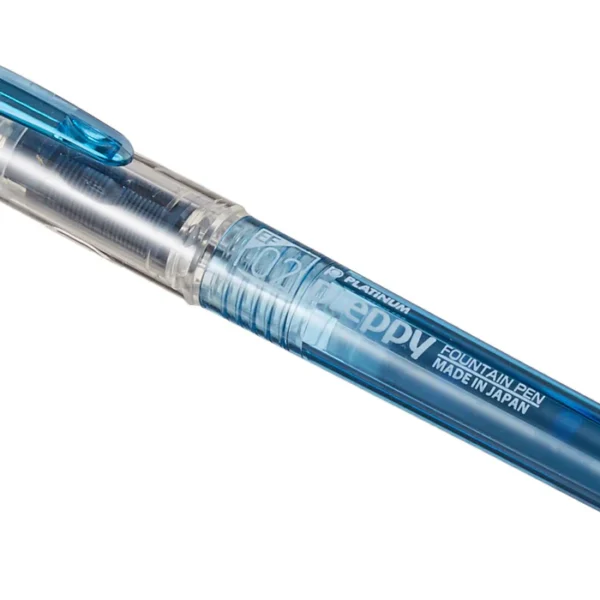 Preppy Blue Black Fountain Pen 05 Medium [M] Nib from Platinum®...featuring "slip & seal mechanism"