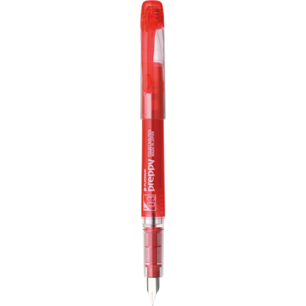 Preppy Red Fountain Pen 03 Fine [F] Nib from Platinum®...featuring "slip & seal mechanism