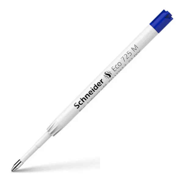Schneider® Refill Eco 725 Ballpoint Blue Medium Ink Refills [parker-style] Box of 10