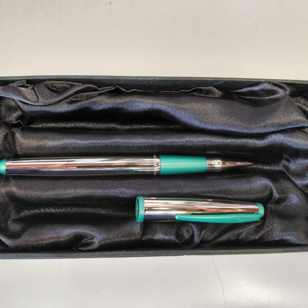 Chiffre 2000 Shiny Mint Green Rollerball Pen by Cleo Skribent®