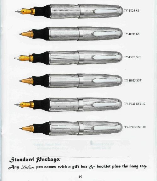 Laban® President Fountain Pen TY-F925 SS