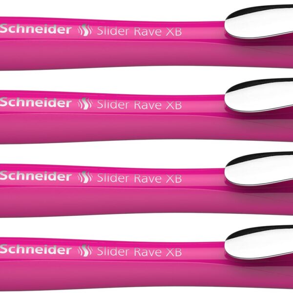 Slider Rave XB Special LE Powder Pink Ballpoint Pens [blue ink] by Schneider®...box of 5