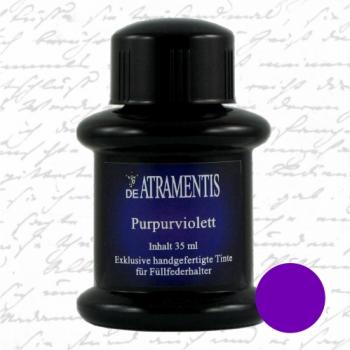 Purple Violet/Magenta Handmade Premium Fountain Pen Bottled Ink by De Atramentis®-45ml