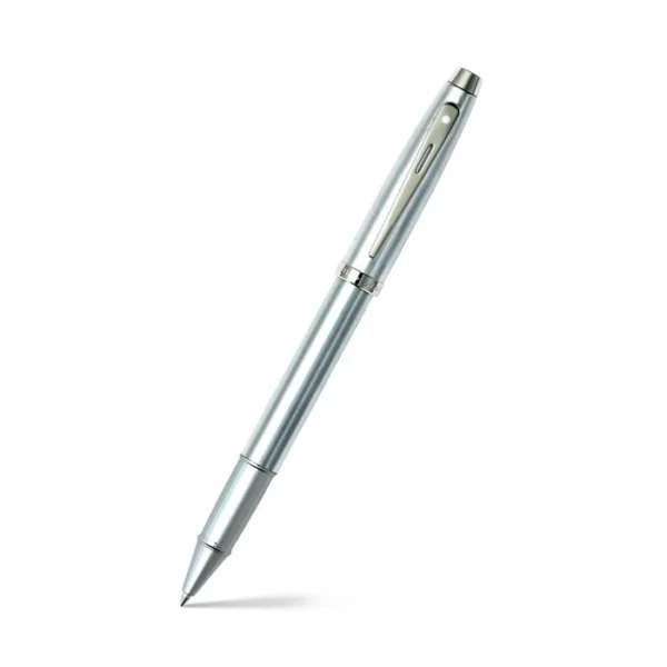 Sheaffer®100 Brushed Chrome with Shiny Chrome Trim Rollerball Pen