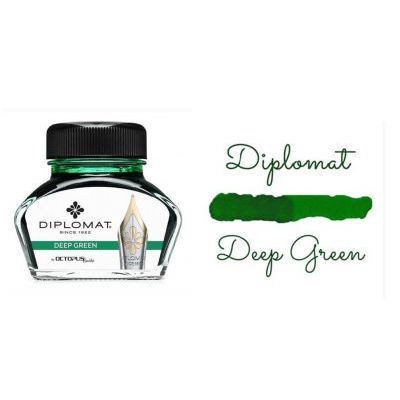 Diplomat®Deep Green Fountain Pen Bottle Inks 30 ml [Octopus]