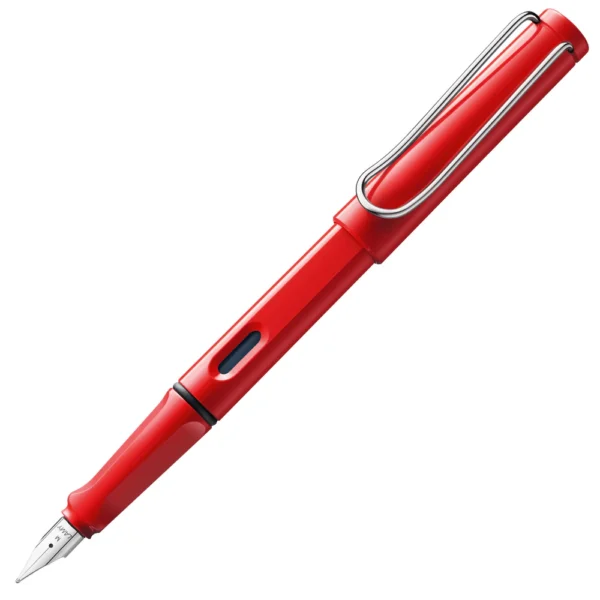 Safari Red Fountain Pens by Lamy®-four nib sizes available