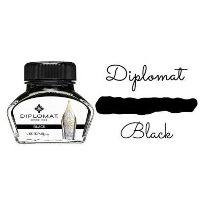 Diplomat®Black Fountain Pen Bottle Inks 30 ml [Octopus]