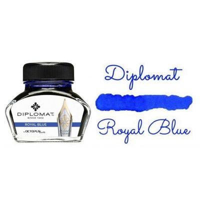 Diplomat®Royal Blue Fountain Pen Bottle Inks 30 ml [Octopus]