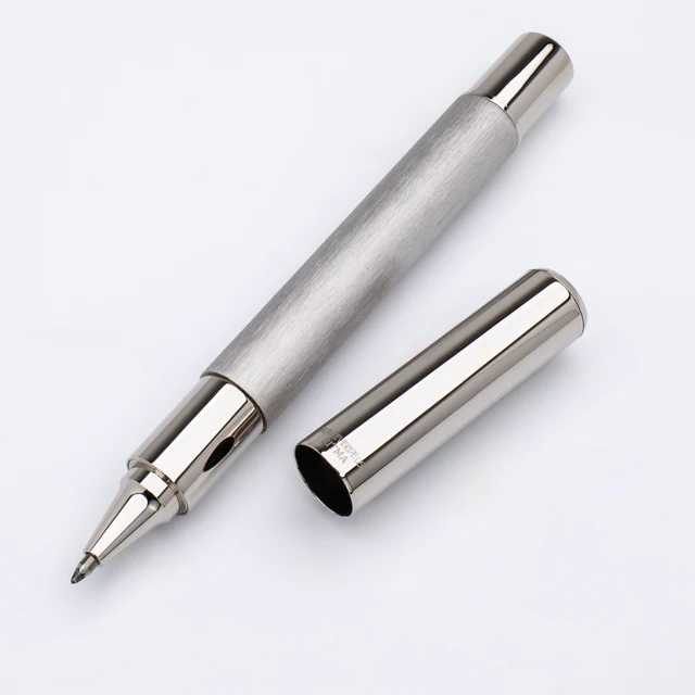 Ritma Brushed Stainless Steel Roller Ball Pen